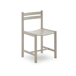 sedia impilabile in legno