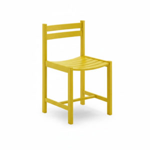 Sedia impilabile in legno