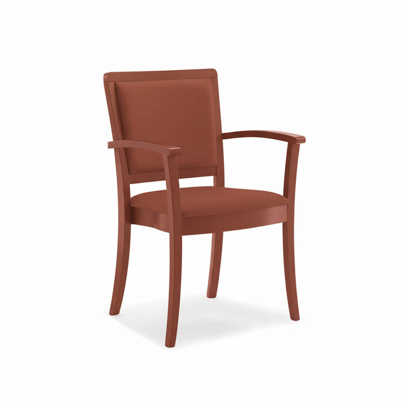 Poltroncina con braccioli impilabile