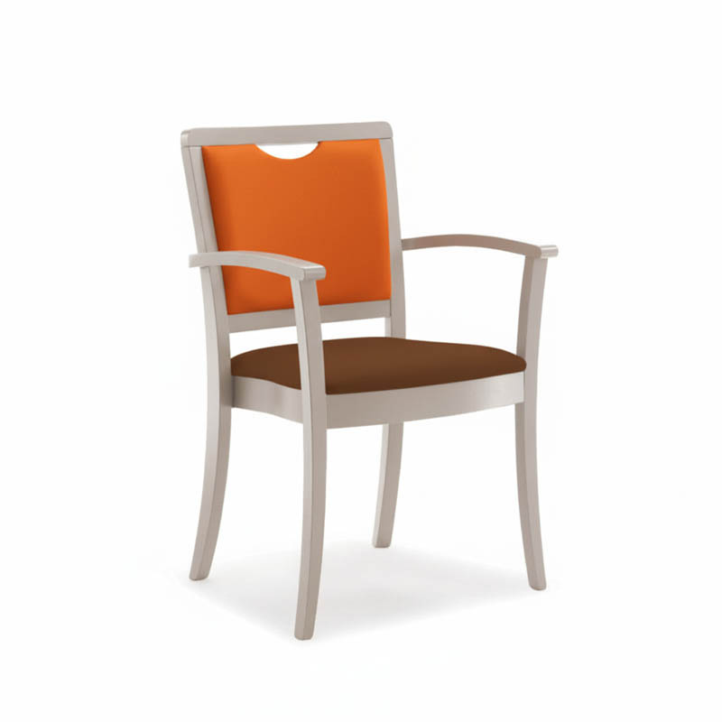 Poltroncina con braccioli impilabile 263_1SM Poltroncina con braccioli impilabile
