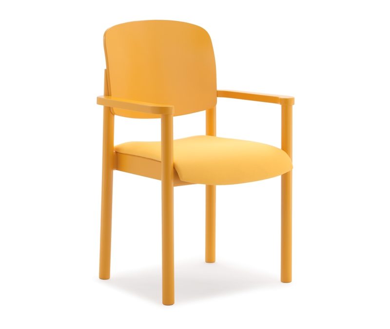 Poltroncina impilabile con braccioli 268_1SS
