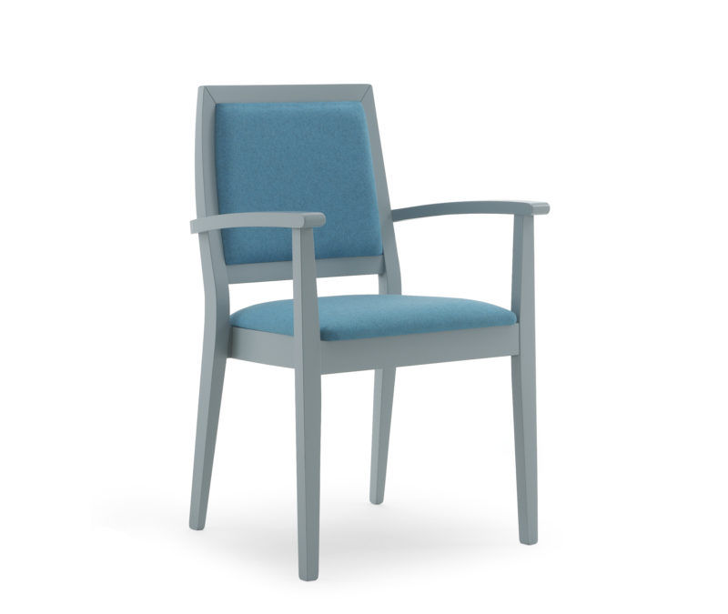 Poltroncina con braccioli impilabile 269_1S