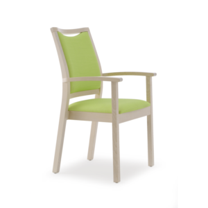 Stacking armchair with high backrest 271_H