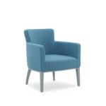 Tub chair with armrests fully upholstered 508_P