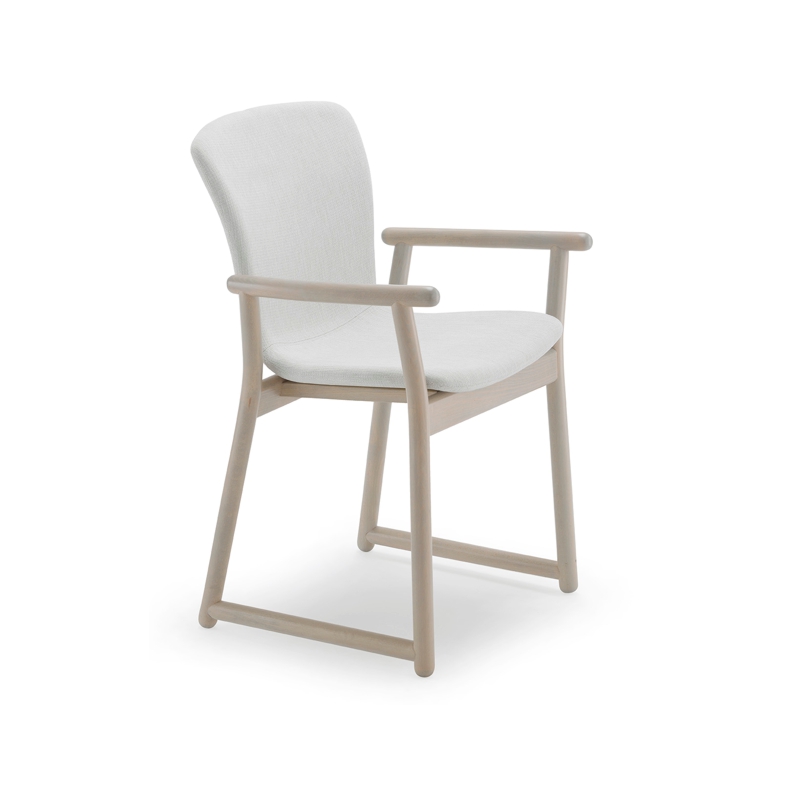 302_1S Poltroncina impilabile con braccioli